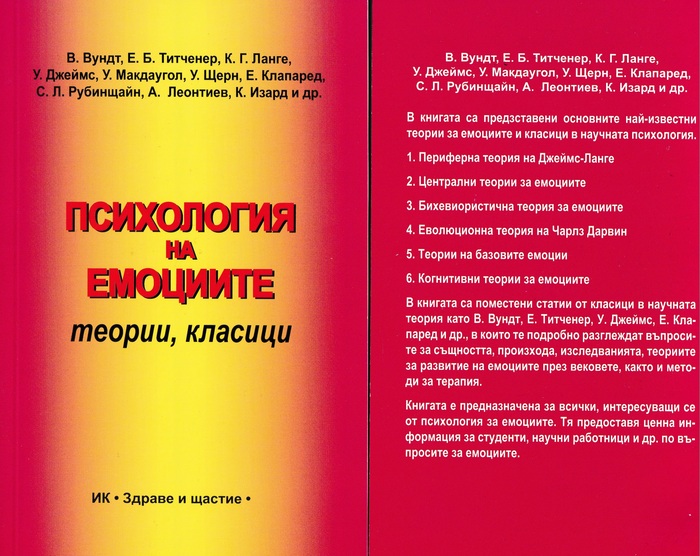 Психология на емоциите - теории, класици